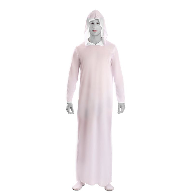 Disfraz Túnica Blanca con Capucha adulto unisex