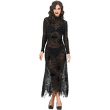 Disfraz de Vestido Encaje Gótico para mujer