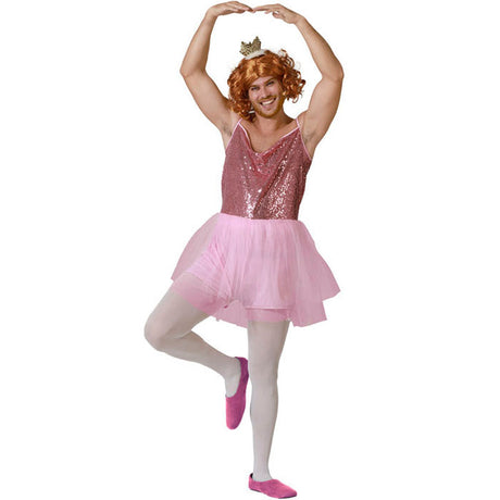 Disfraz para hombre de Bailarina de ballet cómica