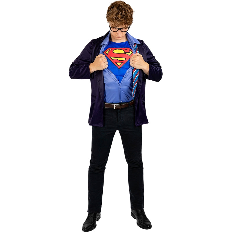 Disfraz de Clark Kent para hombre Bis