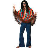Disfraz para hombre de Hippie multicolor