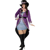 Disfraz de Sombrerera para mujer Talla Grande