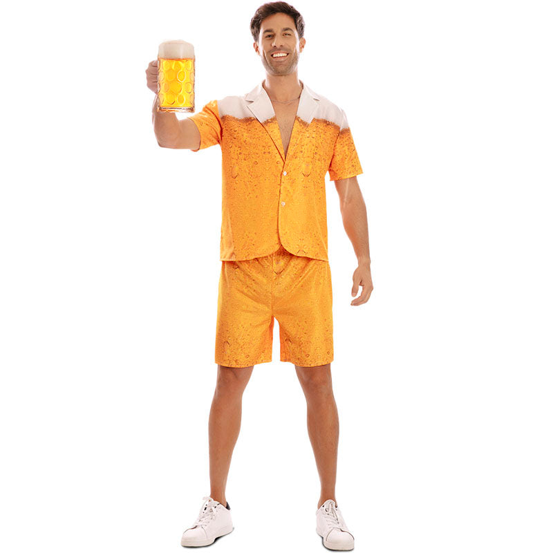 Disfraz de Traje divertido de cerveza adulto unisex