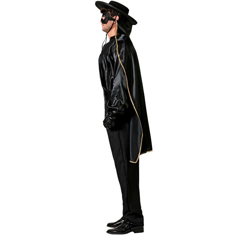 Disfraz para hombre de Zorro bandido Perfil
