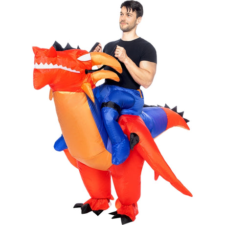 Disfraz de Dragón Hinchable a Hombros adulto unisex