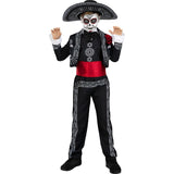Disfraz de Catrín Día de los Muertos para niño Detalle