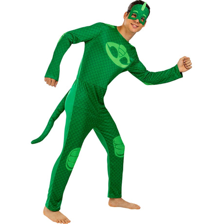 Disfraz de Gekko de Pj Masks para hombre Perfil