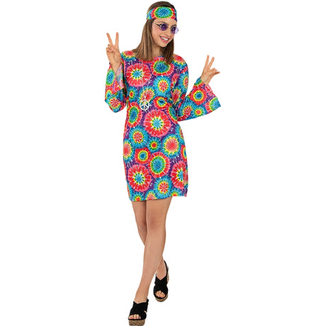 Disfraz de Hippie Años 60 para mujer