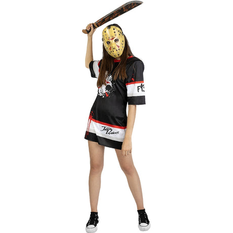 Disfraz de Jason Viernes 13 hockey para mujer