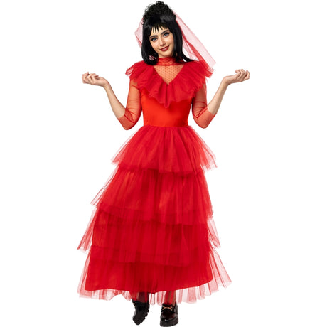 Disfraz de Lydia Deetz Beetlejuice para mujer Bis