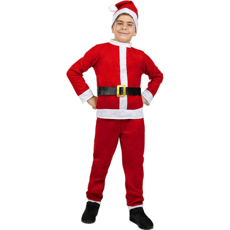 Disfraz de Papá Noel Clásico para niño