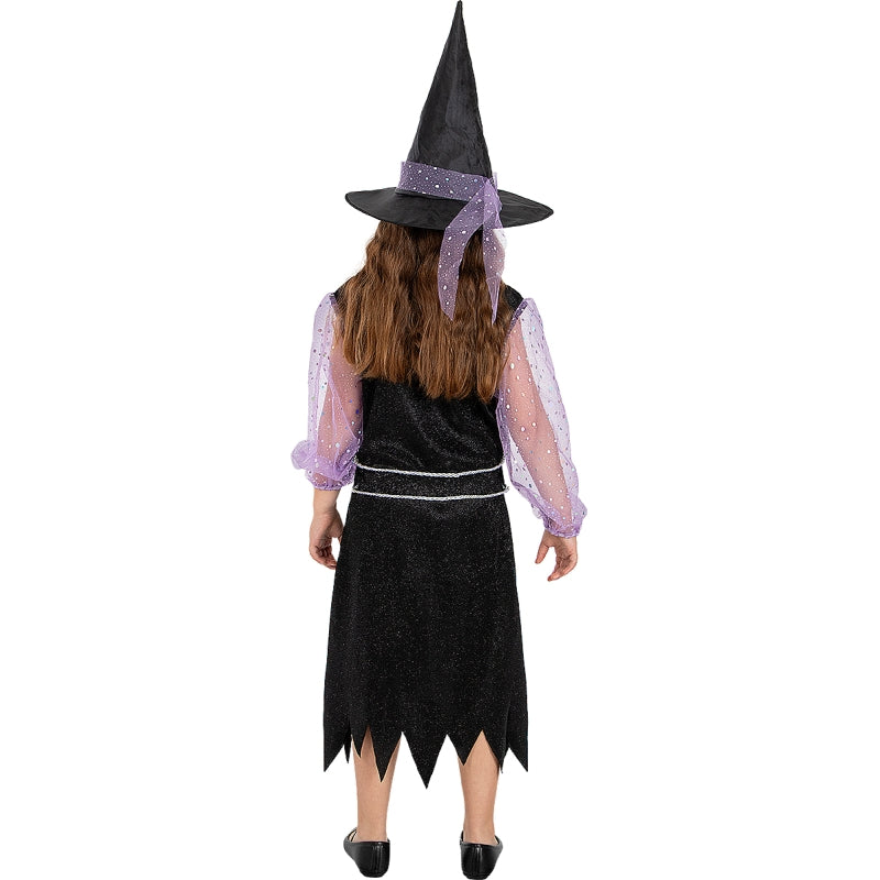 Disfraz de Bruja Clásica para niña Espalda