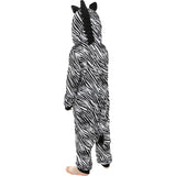 Disfraz de Cebra Onesie infantil Espalda