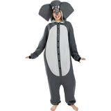 Disfraz de Pijama Elefante Onesie adulto unisex Bis