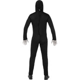 Disfraz de Esqueleto Clásico para hombre Espalda