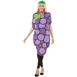 Disfraz de Racimo de Uva adulto unisex Mujer