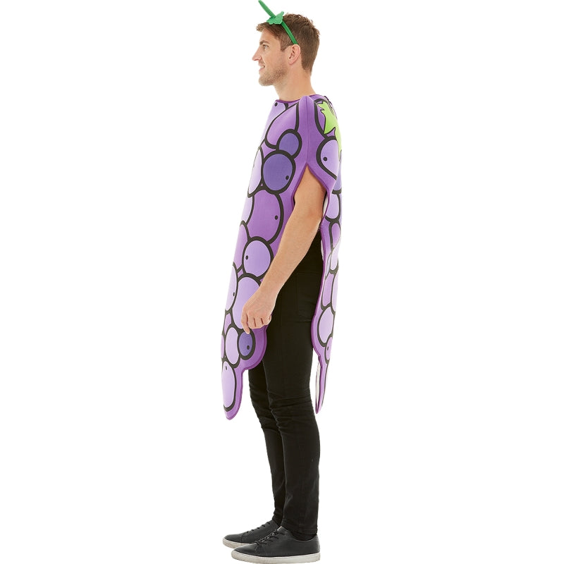 Disfraz de Racimo de Uva adulto unisex Perfil
