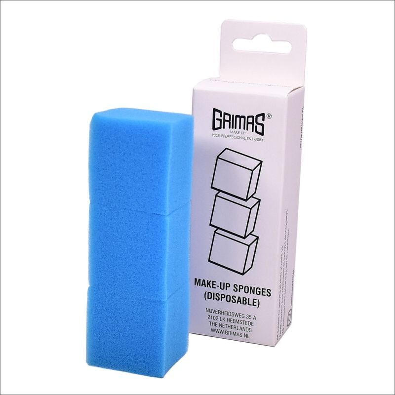 Esponjas de Maquillaje Grimas 40 x 40 x 30 mm - 3 uds