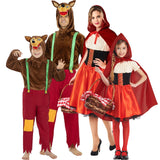 Groepskostuums Cuento Caperucita Roja Deluxe