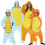 Disfraces Squirtle y Charmander de Pokémon para grupos y familias