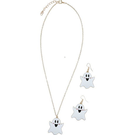 Kit Pendientes y collar fantasmas Packaging