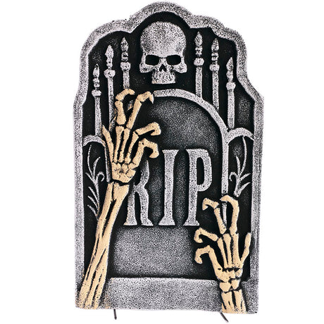 Lápida RIP manos esqueleto