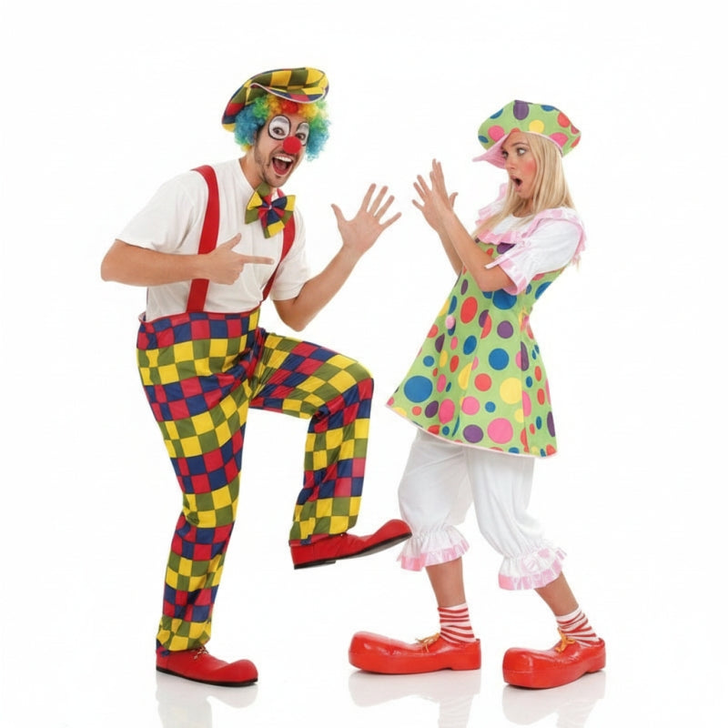 Koppelkostuums Economische Clowns