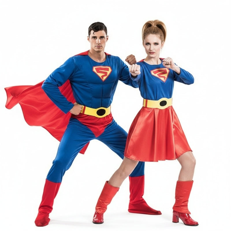 Koppelkostuums Superhelden