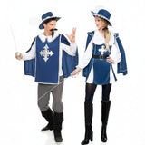 Koppelkostuums Blauwe Musketiers