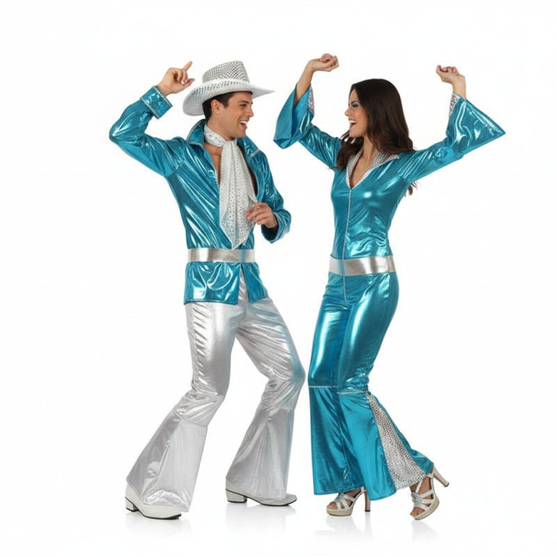 Koppelkostuums Disco Blauw