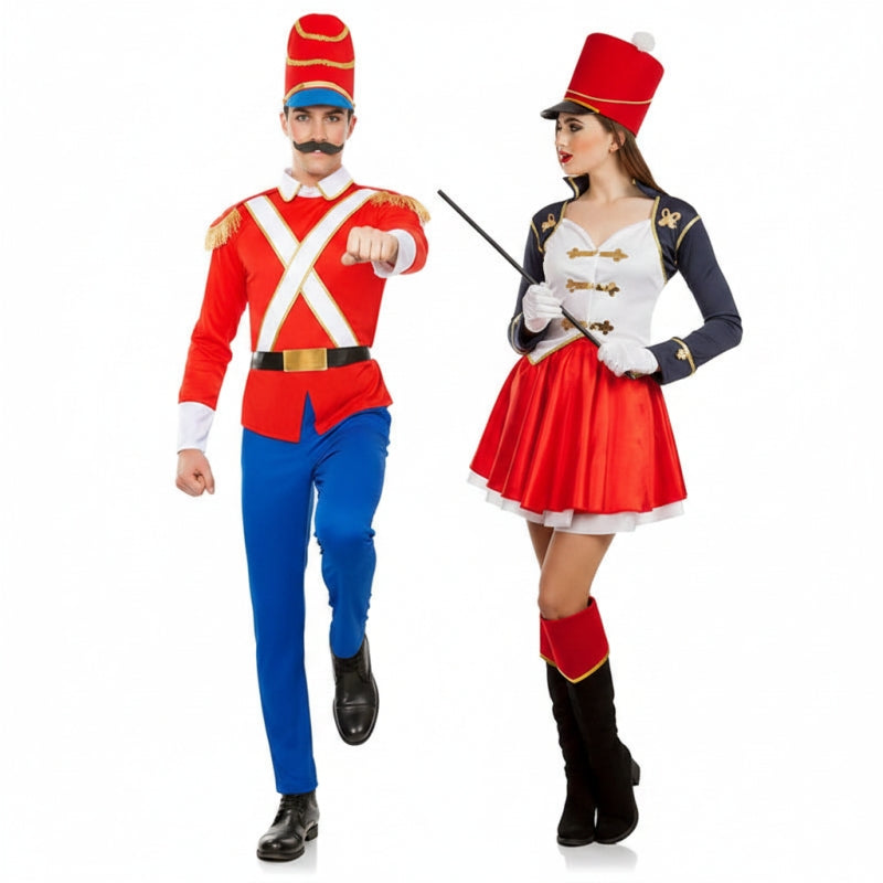 Koppelkostuums Tin Soldier en Majorette