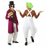 Pareja de Willy Wonka y Oompa-Loompa Fábrica de Chocolate