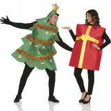 Koppelkostuums Kerstboom en Cadeau