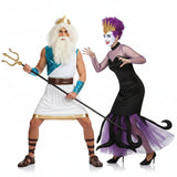 Pareja de Tritón y Úrsula de La Sirenita