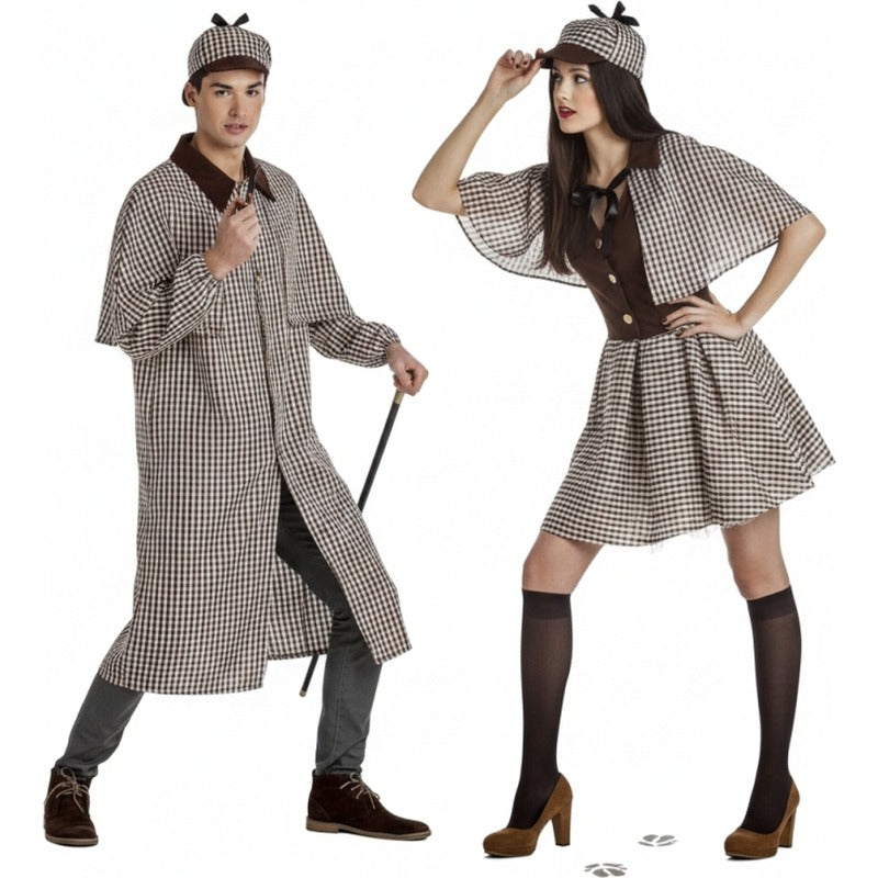 Koppelkostuums Sherlock Holmes detectives