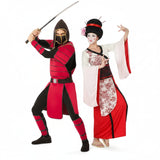 Koppelkostuums Samuraistrijder en Geisha