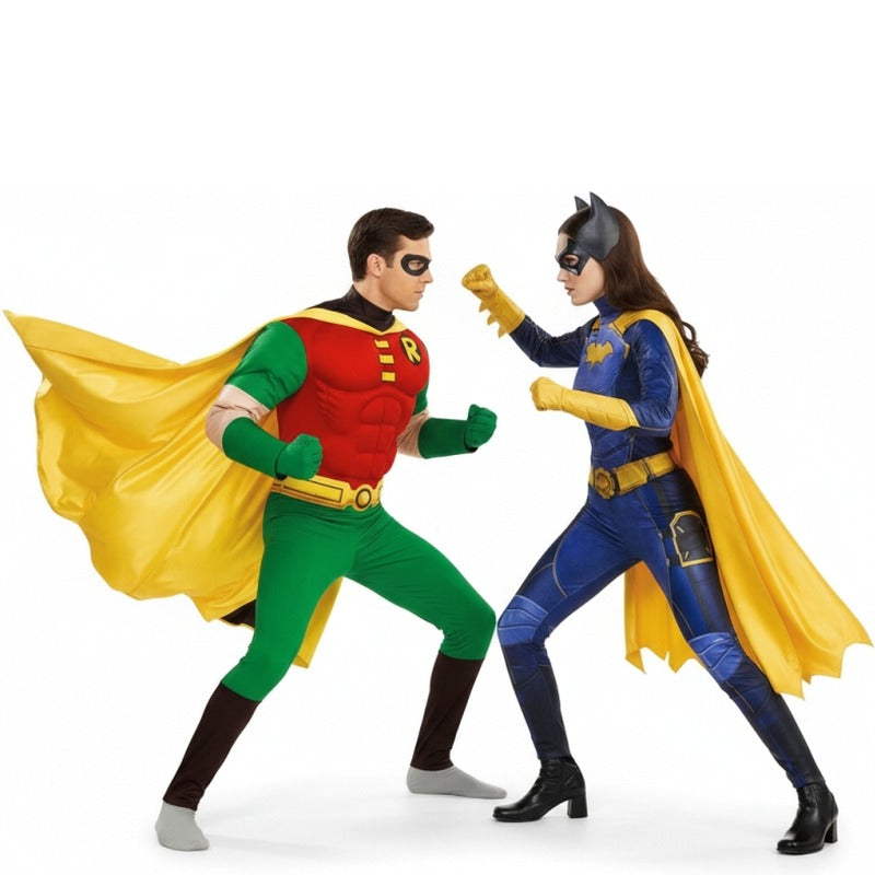 Koppelkostuums Robin en Batgirl Deluxe