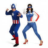 Koppelkostuums Captain America volwassenen