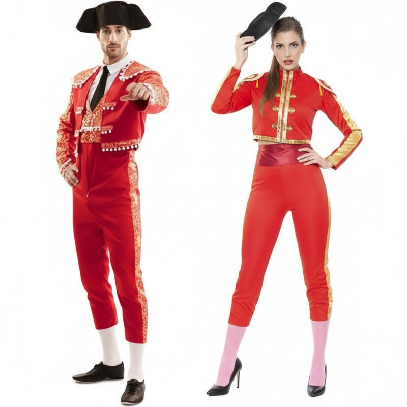 Pareja Toreros Rojos