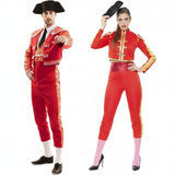 Pareja Toreros Rojos