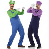 Koppelkostuums Super Luigi en Waluigi