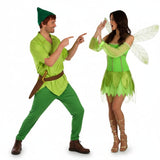 Pareja Peter Pan y Hada Campanilla