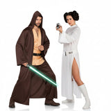 Koppelkostuums Qui-Gon Jinn en Prinses Leia
