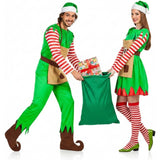Pareja Elfos Navidad
