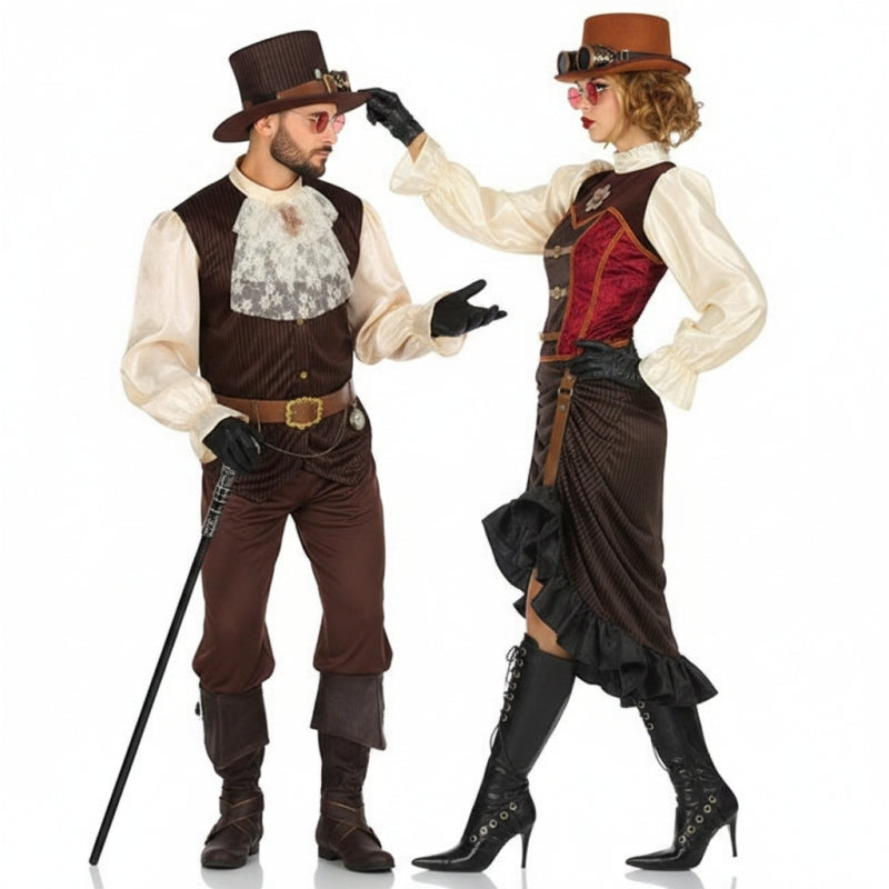 Koppelkostuums Steampunk Victorianen