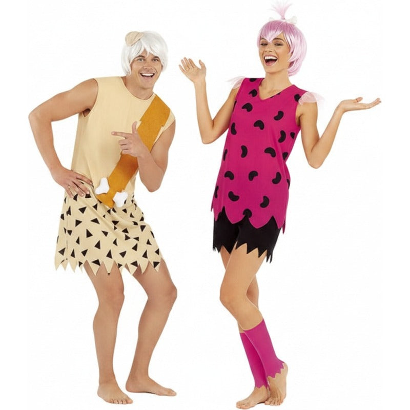 Koppelkostuums Bam Bam en Pebbles van The Flintstones