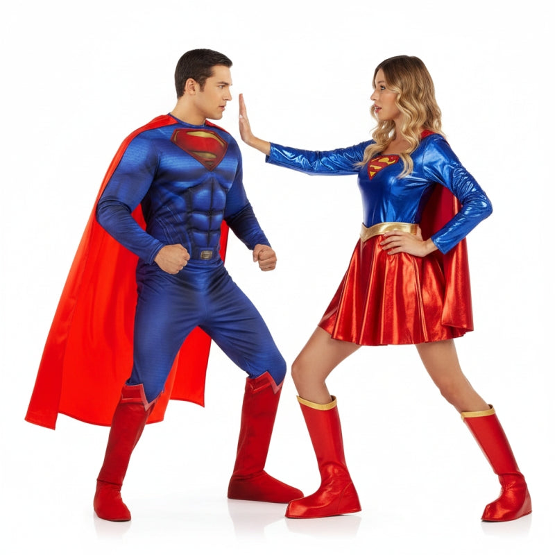 Pareja de Superman y Supergirl Sexy