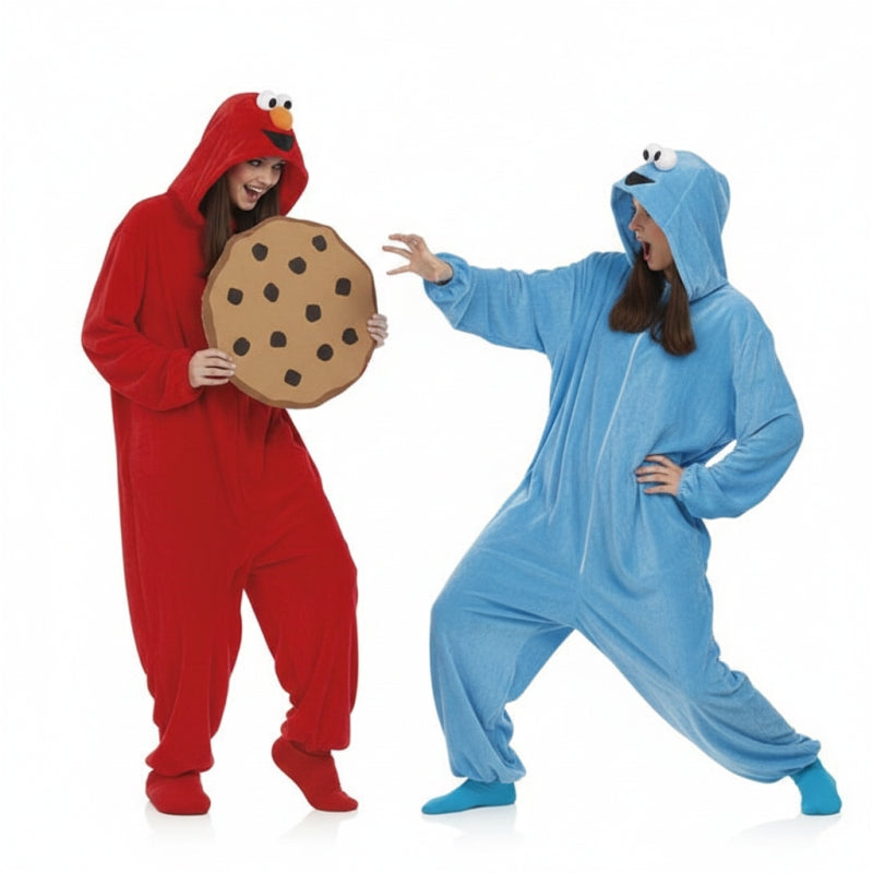 Pareja de Elmo y Monstruo de las Galletas