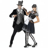 Pareja de Sombrerero y Alicia Góticos