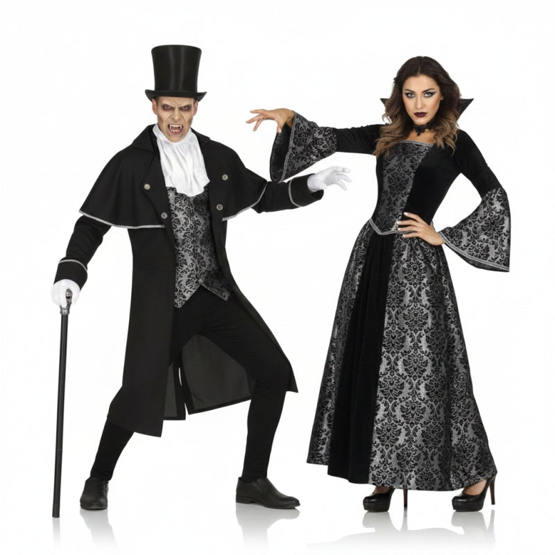 Pareja de Vampiros Plateados